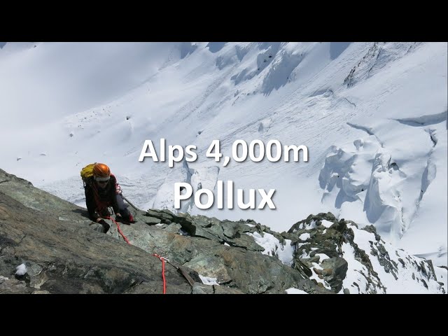 Pollux (4,092m) South East Ridge, Alps class=