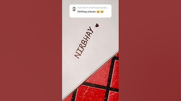 NIRBHAY😍 name Calligraphy #shorts #trending #viral #youtubeshorts #shortsfeed #live #video #foryou