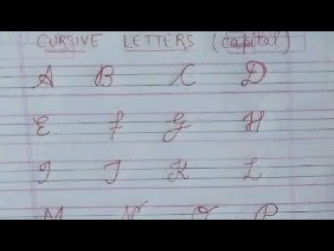#cursivecapitalabcd_cursivewritingforkidscare cursive capital letter