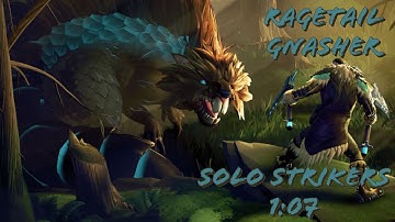 Ragetail Gnasher Dauntless Trial - Solo Strikers 1:07