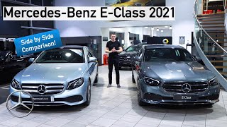 NEW Mercedes Benz E-Class 2021 | Side by Side Comparison