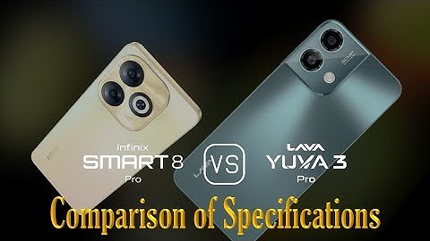 Infinix Smart 8 Pro vs. Lava Yuva 3 Pro: A Comparison of Specifications