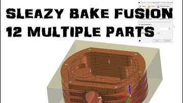 Speedy Fusion 360 Ep. 12 Multiple WCS Parts