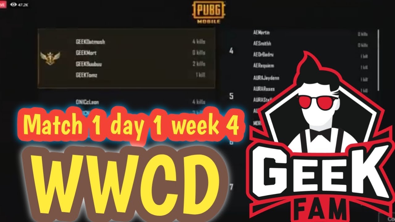 PMPL ID SEASON 2 | MATCH 1 DAY 1 WEEK 4 | PUBG MOBILE