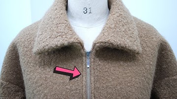 Sewing Tutorial 🧵✂ Exposed Separating Zipper in a Zipper Jacket