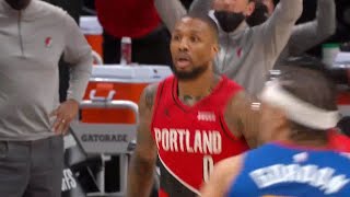 Damian Lillard Saves Blazers With Shot Of His Life But Melo Did This !