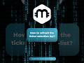 How to refresh the coin list after a listing? #metascalp #scalping #orderbook