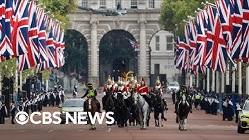 Military procession will bring queen