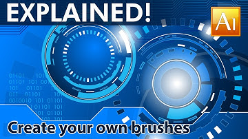 How to create your own Technical Brushes in - Adobe Illustrator Tutorial - 04