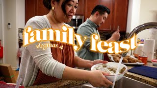I taught my family how to cook a feast! | Vlogmas 4 - Chef Julie Yoon