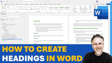 How to Create Headings in Microsoft Word | Create Table of Contents and Navigate Headings