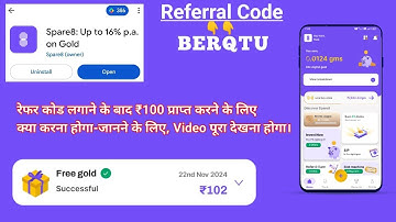 Spare8 Referral Code | Refer And Earn | Earn Money With Me @ToniMenr