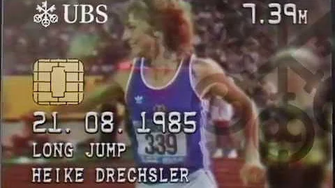 Heike Drechlser - Long Jump 1985 - Weltklasse Zrich Magic Moments 13