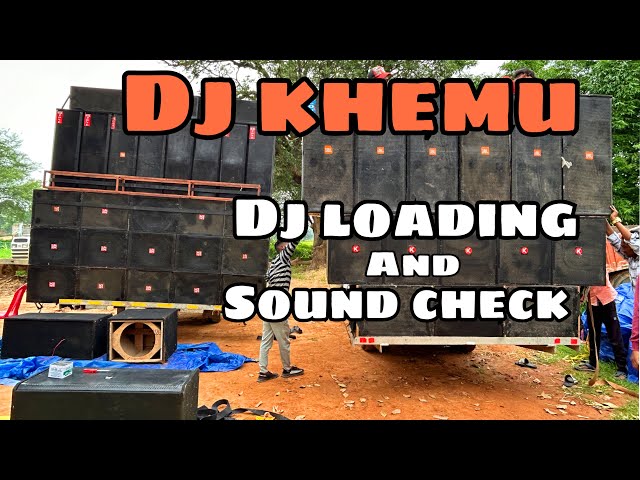 DJ KHEMU 💥💥 || dj loading and sound check ​⁠@khemusoundganeshpur6060 class=