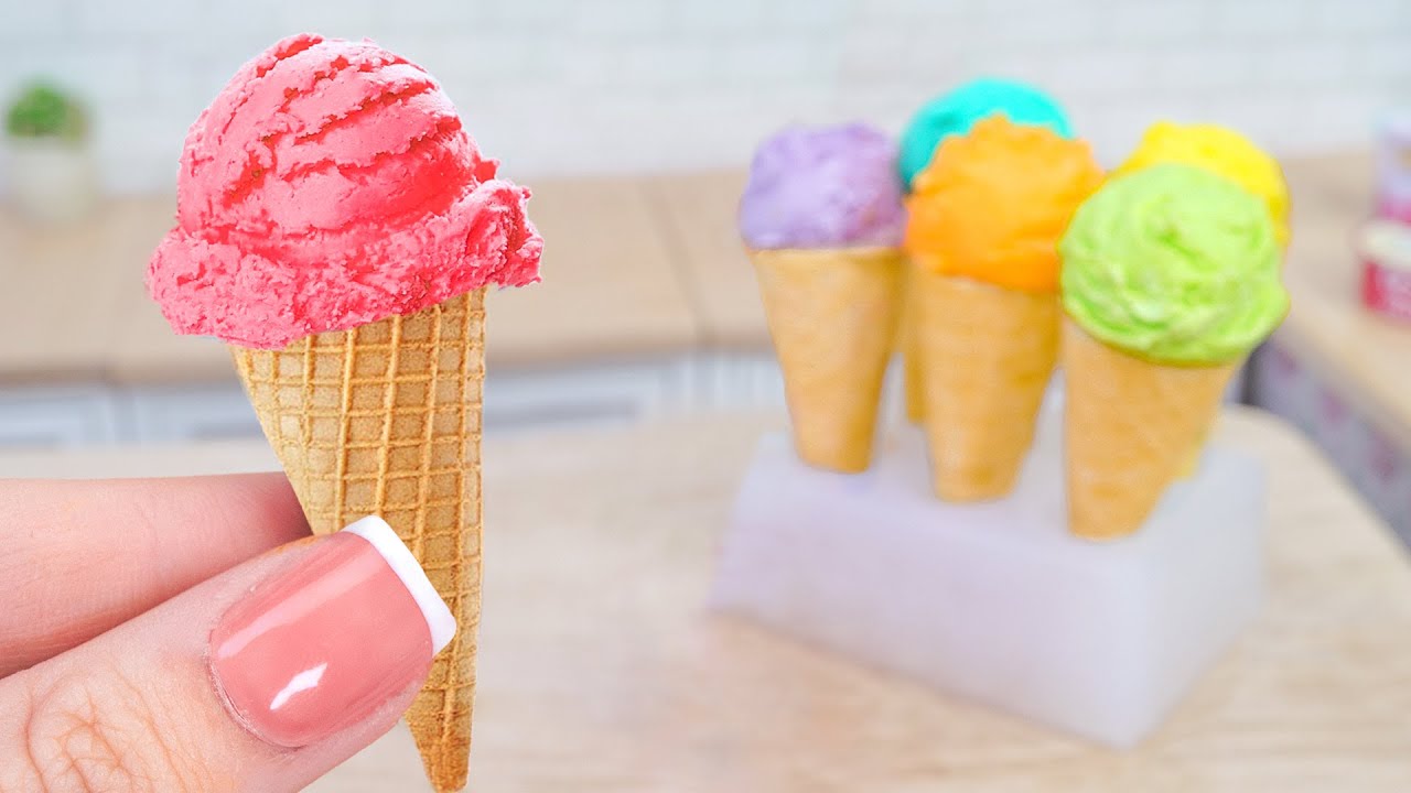 Best Miniature Rainbow Ice Cream Cone Hacks