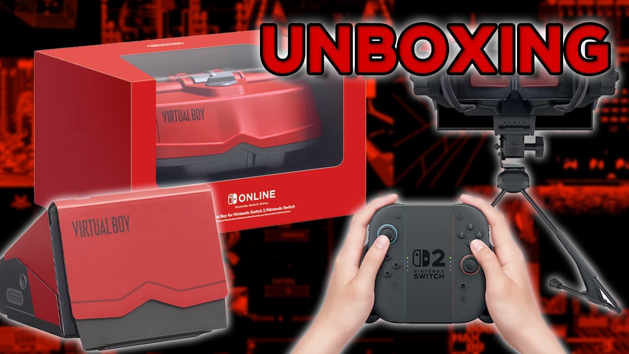 Первый взгляд на Virtual Boy - Nintendo Classics | Распаковка Nintendo Switch 2