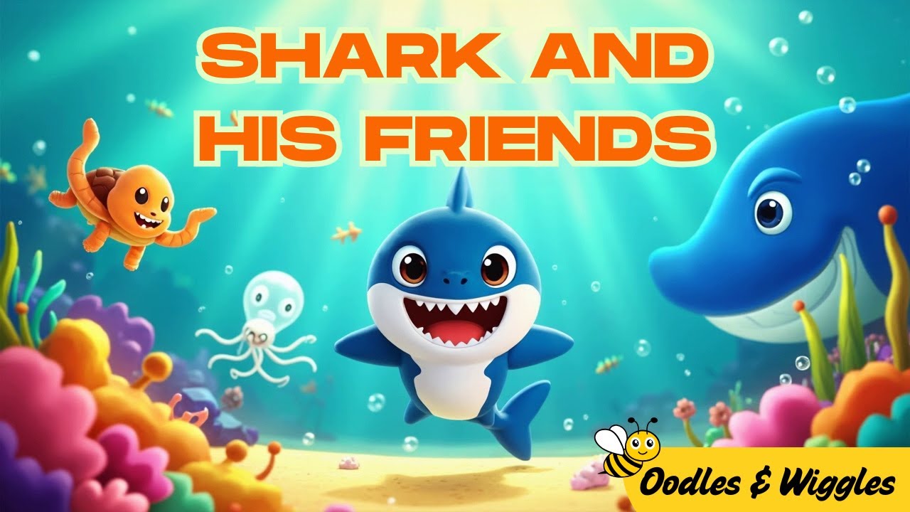 Shark and Friends Song for Toddlers | Fun Underwater Adventure for Kids