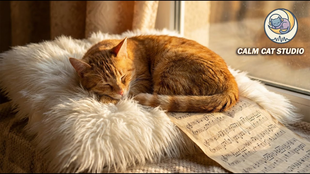 3 Hours Of Calming Music for Cats - Peaceful Music