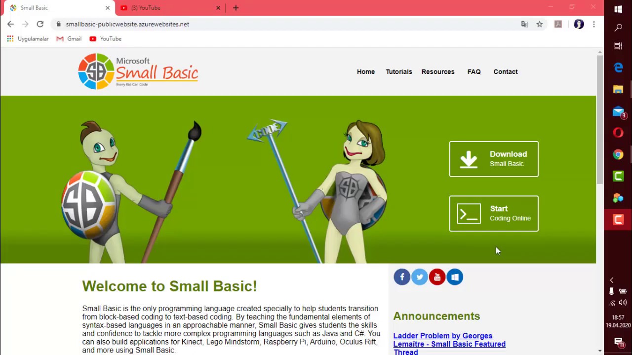 Yeni Başlayanlar İçin Microsoft Small Basic Dersi - YouTube