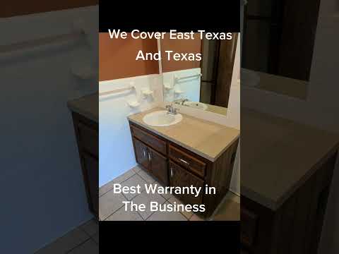 Tile wall refinishing and bathtub transformation video