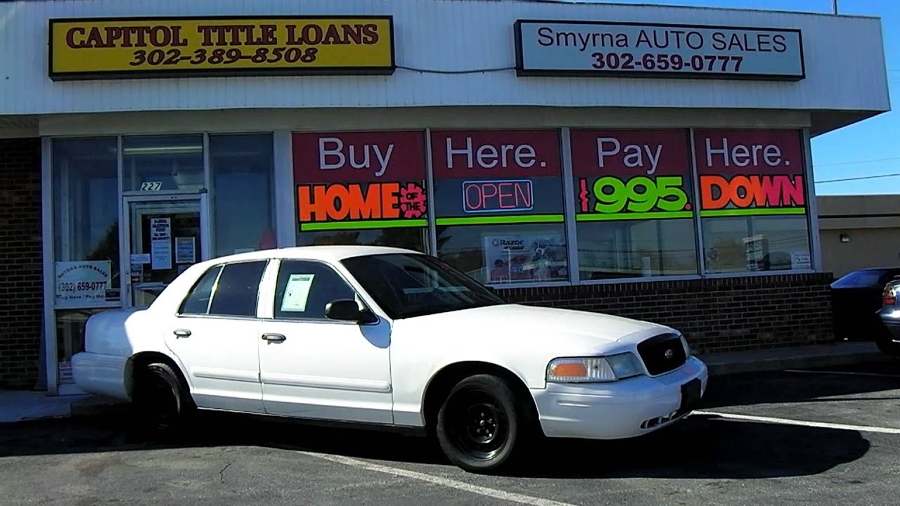2001 Ford Crown Vic Smyrna Auto Sales YouTube