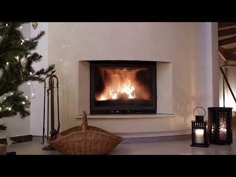 Relaxing sound of fire, cozy fireplace, background for study, work, leisure