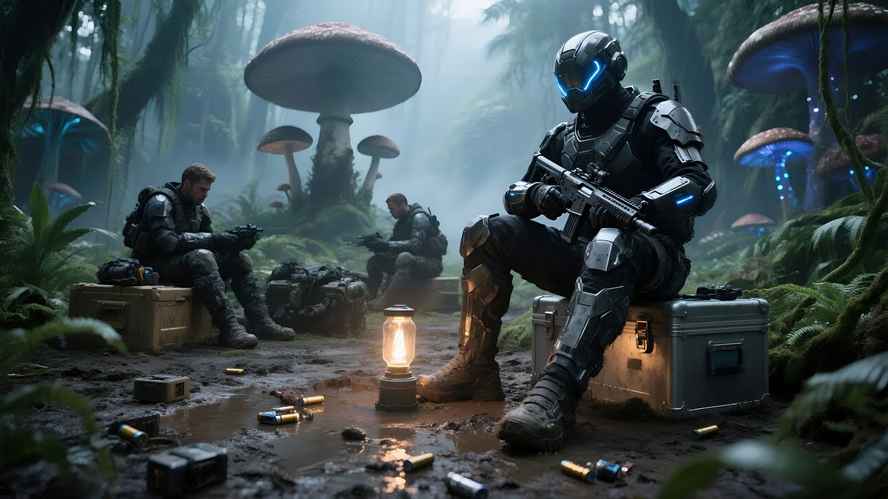 Alien Jungle Outpost – Cinematic Sci-Fi Ambience for RPG & Writing