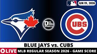 TORONTO BLUE JAYS VS CHICAGO CUBS ⚾️ MLB Game Score Radio Play-by-Play