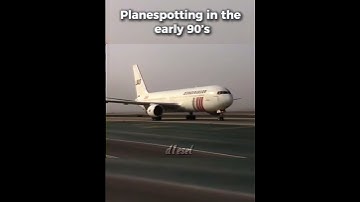 Planespotting in the 90’s #aviation #avgeek #viralvideo