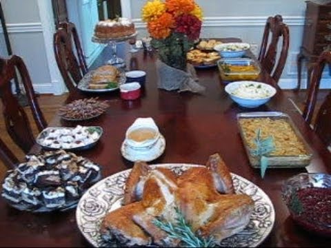 Betty's Thanksgiving Holiday Dinner Table, 2012