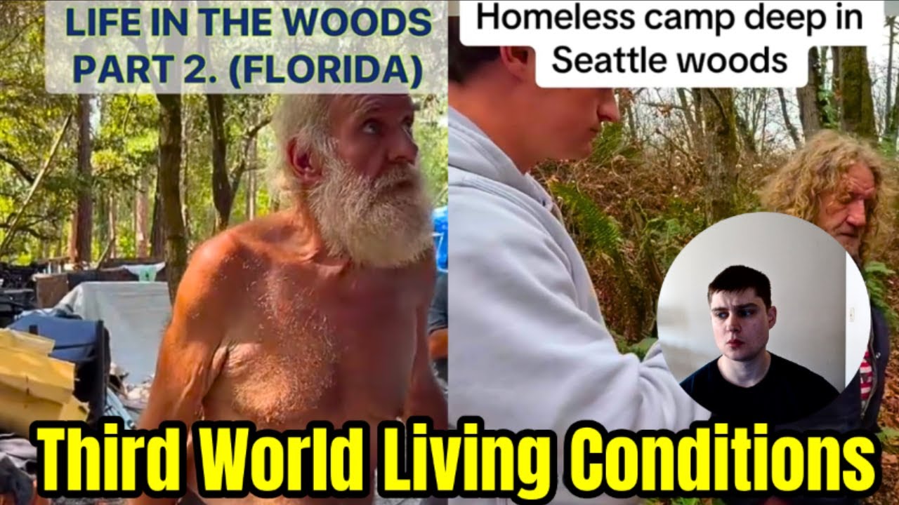 Americans Homeless Living in Woods To Survive - YouTube