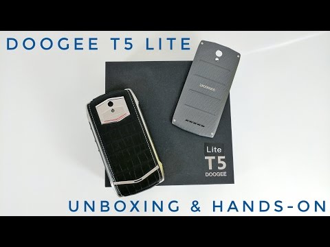 Doogee T5 Lite Unboxing & Hands-on - A different looking smartphone!