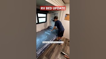 RV BED UPDATE. #rv #shorts #rvlifestyle #rvlife #rvupgrades #rvtips #rvprojects #rvhacks #subscribe