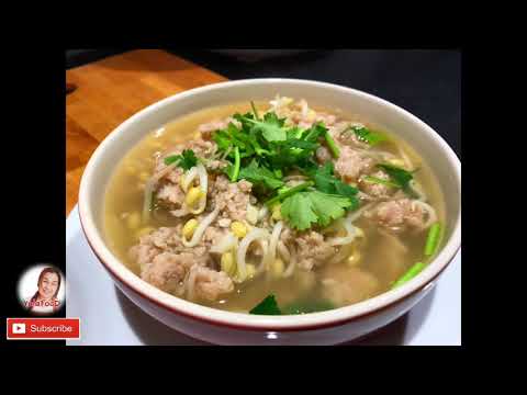 แกงจืดถั่วงอกหมูสับ เมนูง่ายๆ บ้านๆ |YulaFooD Channel