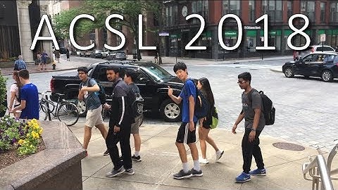 ACSL 2018 - Jerome takes on Rhode Island! VLOG