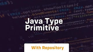 java type primitive Net Worth