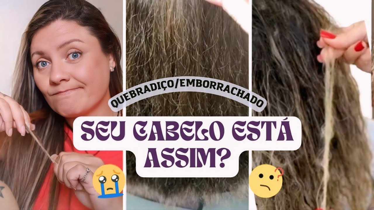 EMBORRACHADO...QUEBRADIÇO...SEU CABELO ESTA ASSIM?VAMOS RESOLVER? VEM COMIGO 