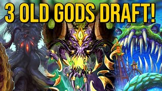 The Draft Offered 3 OLD GODS?! Glorious! | Shaman Arena | Hearthstone