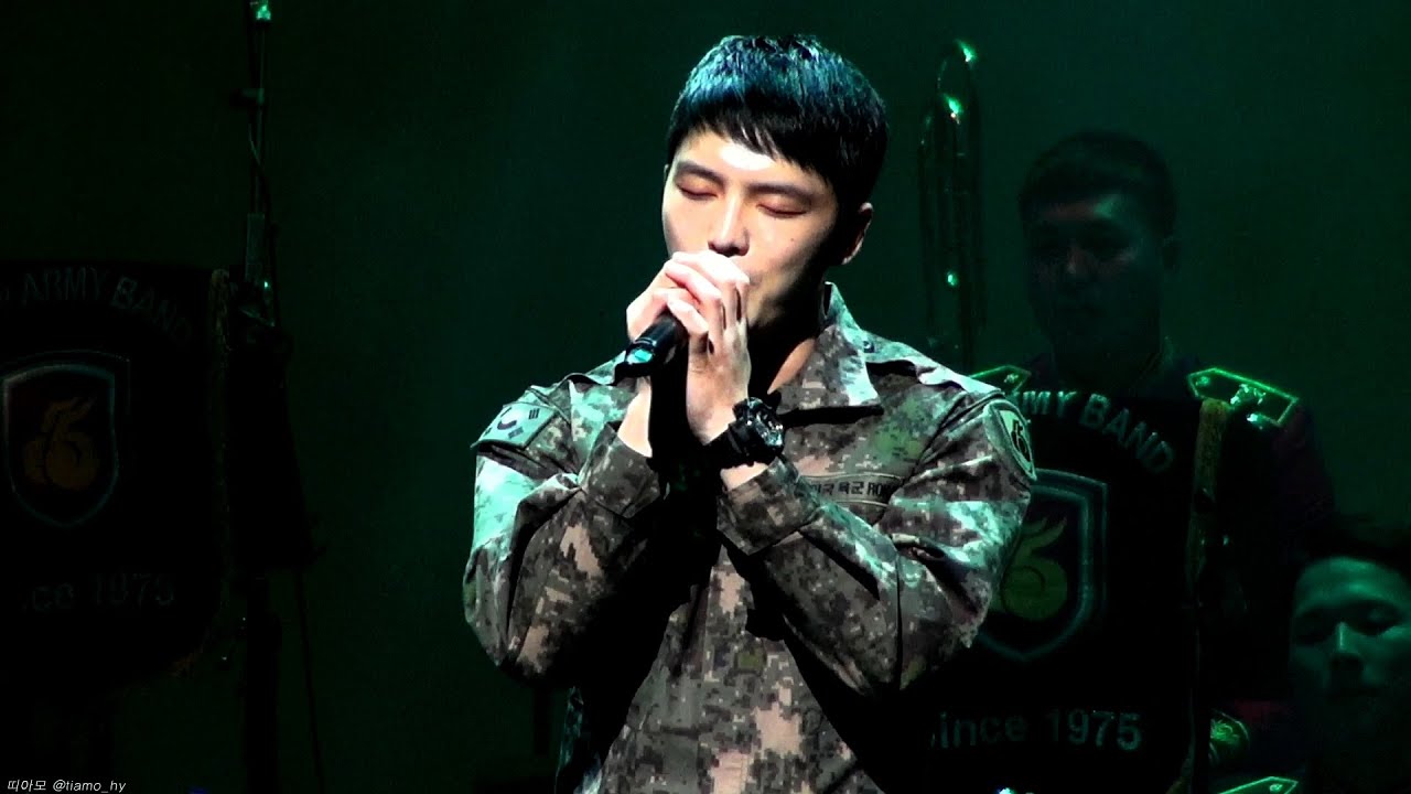 160415 김재중 중독된 사랑 광주 군악대 순회공연