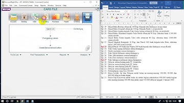 Cara Input Receive Paymanet Piutang Dagang MYOB