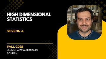 High dimensional statistics - session 4