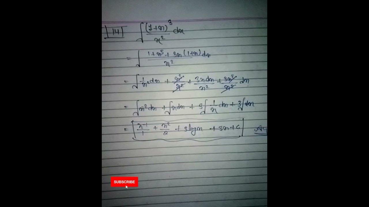 Class 12 exercise 10 1question no 14 integration maths samakalan