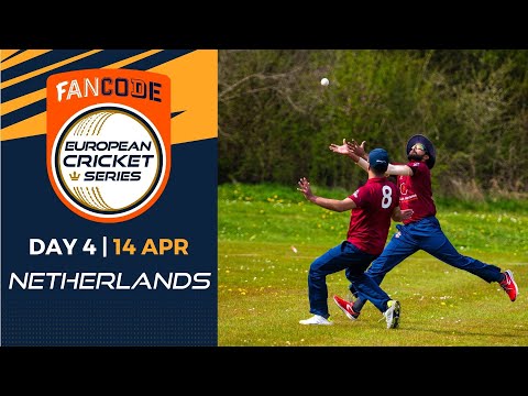 🔴 FanCode European Cricket Series Netherlands, 2022 | Day 4 | T10 Live Cricket