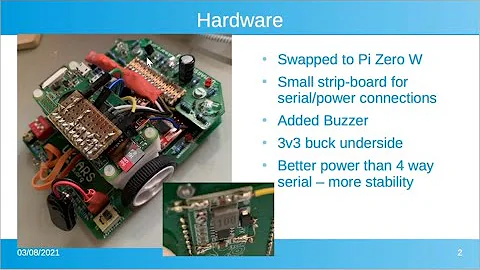 UKMARS Monthly - August 2021 - Raspberry Pi Zero Controls a UKMARSBOT