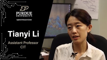 Purdue AARC Faculty Introduction – Tianyi Li (CIT)