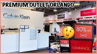 CALVIN KLEIN OUTLET 80% OFF‼️SHOP WITH ME | PREMIUM OUTLET ORLANDO - YouTube