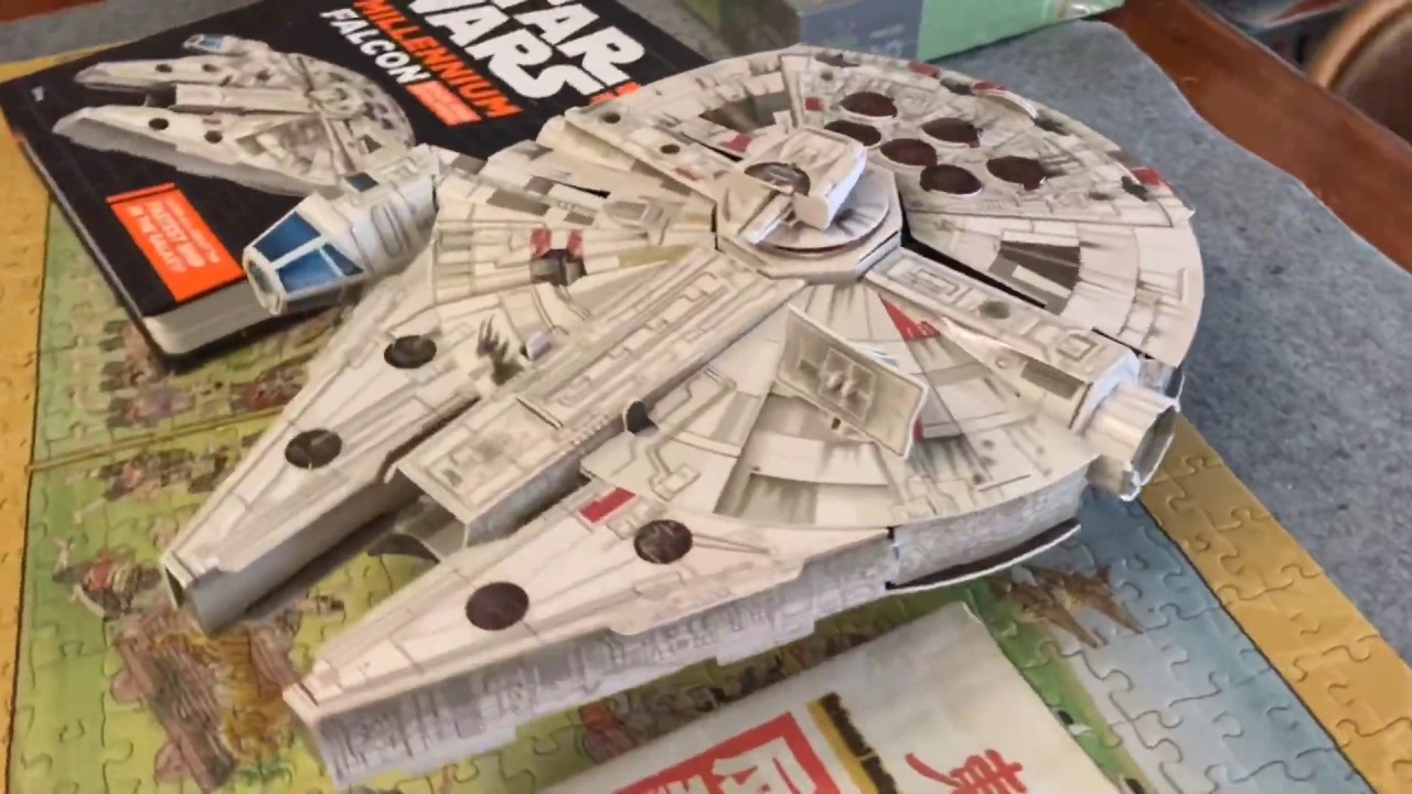 millennium falcon paper model