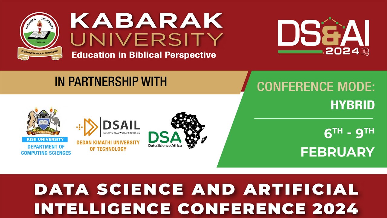DAY 1 Data Science and Artificial Intelligence Conference, 2024 YouTube