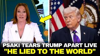 Furious Jen Psaki Slams Trump as the World Stands on the Brink of Chaos — and He Declares Victory