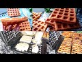 الوافل الكوفر البلجيكي مقرمش وطري مثل المحلات بعجين ناجح Les Gaufres Moelleuses Et Croustillantes 